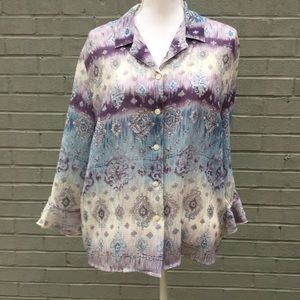 ALFRED DUNNER  WOMENS BLOUSE SIZE 16 P